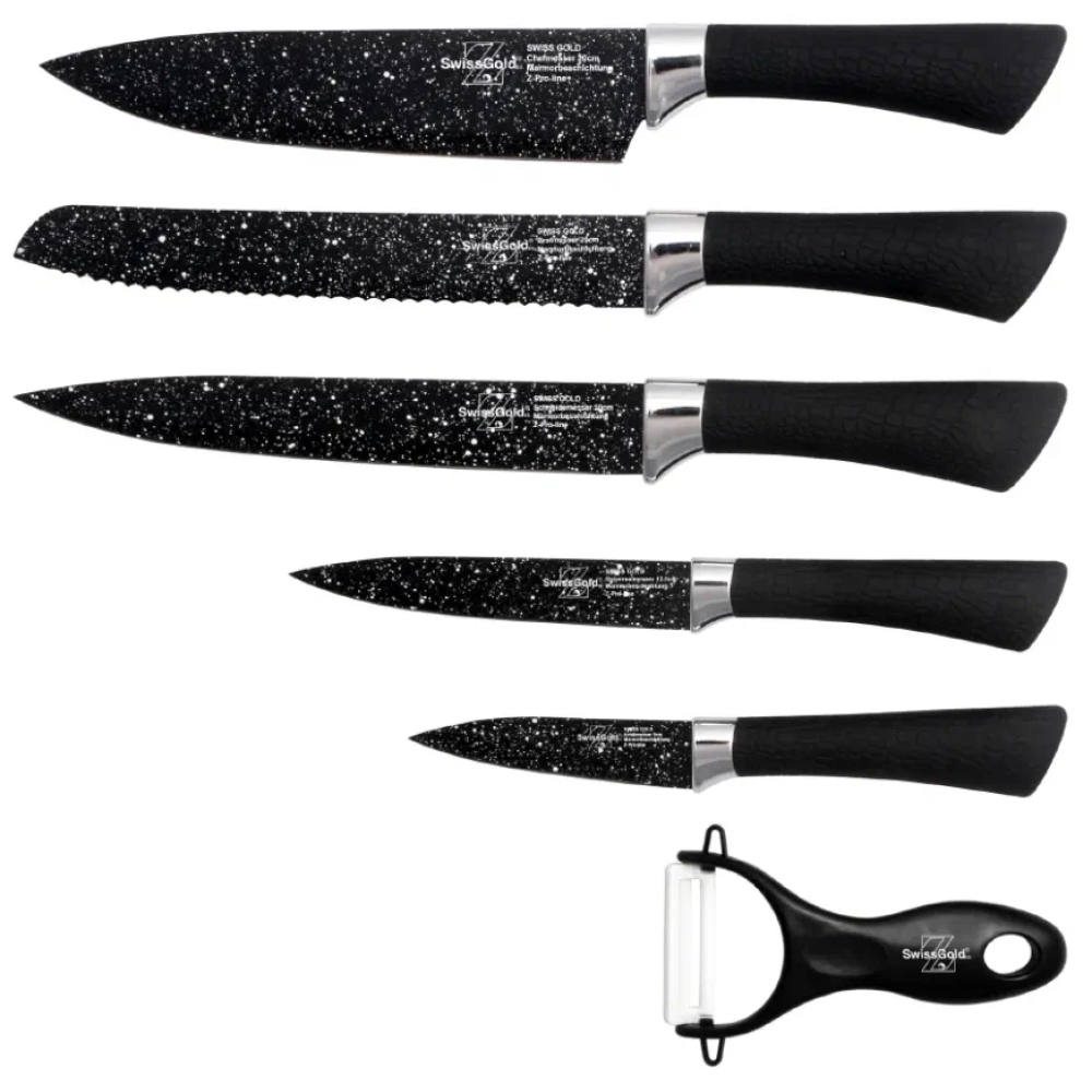 Ножи Swiss Gold 6пр. SG-9204 купить в Донецке ДНР